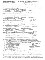 đề HSG T.Anh 8-ct