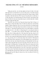 THÀNH CÔNG TỪ CÁC MÔ HÌNH TRÌNH DIỄN.doc