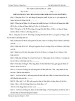 20 câu hỏi trắc nghiệm toán 3(HSG)