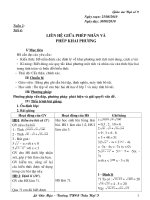 ĐẠI SỐ 9-TUẦN 2