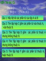 Các Phép Toán Trên Tập Hợp