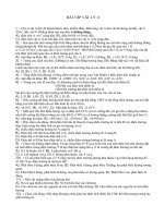 Bài tập VL 11 - Điện trường