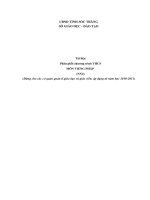 PPCT chuan kien thuc Tieng Phap THCS