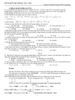 Đề Cương ON THI TNTHPT Phần 1