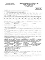 bai tap trac nghiem hay