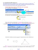 Làm thế nào để điền chữ và số vào hình vẽ