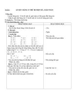 LUYỆN BẢNG 13 TRỪ ĐI MỘT SỐ ; GIẢI TOÁN (chiều)