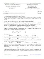 đề thi thử đại học 2012 môn thi hóa học