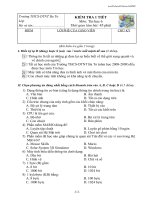 Đề KT Tin học 6 (tham khảo)