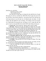 BẢN CAM KẾT GIAO ƯỚC THI ĐUA HS DAU NAM