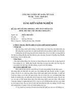 Một số trò chơi học tập gây hứng thú cho HS lớp 1