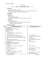 Giáo án lớp 1(Tuần 2)