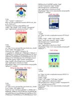 Bộ sưu tập Code cho Blog