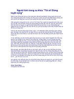 Người tình trong ca khúc