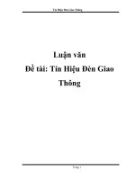 Luận văn Đề tài: Tín Hiệu Đèn Giao Thông