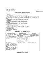 giáo án Hóa 9 HKII 3 cột mới