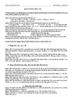 BÀI TẬP ĐẠI CƯƠNG HÓA HỮU CƠ