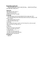 Hoat dong ngoai gio tuan 11