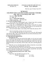 Giai phap nang cao chat luong mon toan