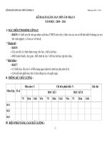 KHGD môn Âm nhạc  8  Bình Định, 2010