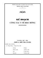 KH Y tế học đường.