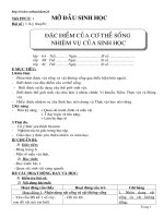 Giáo án Sinh học 6 (cả năm)