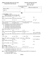 đề thi lại và đáp án TOÁN-7(09-10)