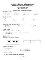 ĐE THI GIỮA KỲ I