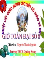 Đại số tiết 12 