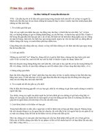 TÌNH YÊU - LỐI SỐNG