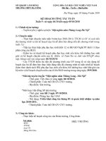 Kế hoạch tuần 7 năm 2010