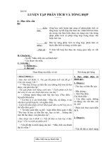 Tiết 95 luyện tập - phân tích tổng hợp -Văn --9