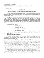 CHƯƠNG TRÌNH HOẠT ĐỘNG ĐỘI NĂM HỌC 2010 - 2011