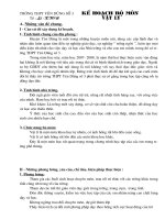 kế hoạch bộ môn vật lý 10 - 11 - 12