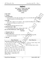 KẾ HOẠCH BÀI HỌC LỚP 3B-TUẦN 3