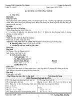 Giáo án toán 8 kì I