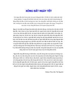 Phong tục tập quán Việt: Xông đất ngày Tết