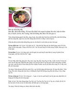 Món ăn chữa đau đầu