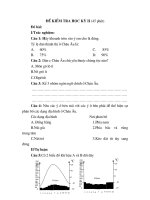 Đề kiểm tra HKII + Đáp án- Dịa Lí 7