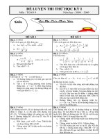 BO DE LUYEN THI HK TOAN 9