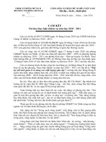 Cam kết thi đua 2010-2011