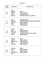 Tuần 35 lớp 5 SN