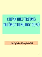 CHUẨN HIỆU TRƯỞNG