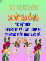 Luyen tu va vau (Tuan 8)