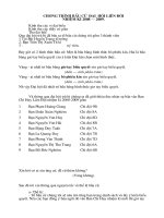 Chuong trinh bau cu BCH lien doi