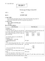 Giáo án tuần 7,8 CKTKN