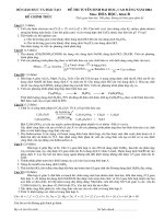 Đề thi tuyển sinh đại học, cao đẳng năm 2004 Môn: Hóa học, Khối B