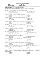 Đề học kì Địa 7