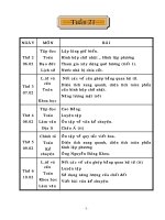 giao án lớp 5 tuần 21