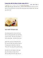 Trang thơ tặng Thầy, Cô